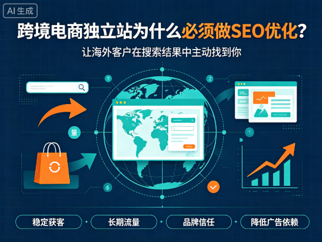 跨境电商独立站为什么必须做SEO优化? 跨境电商独立站为什么必须做SEO优化?